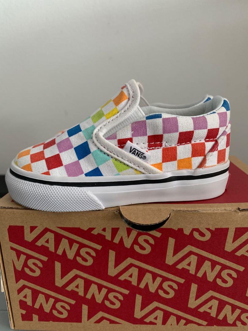 baby rainbow vans