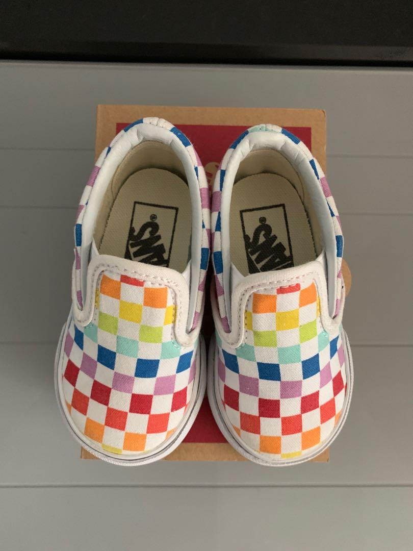 kids rainbow vans