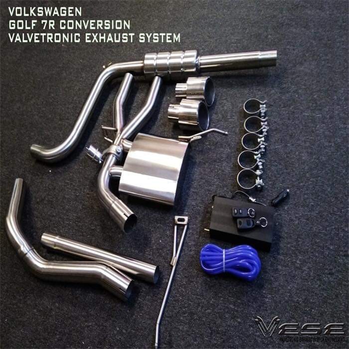 VOLKSWAGEN GOLF 7R CONVERSION EXHAUST SYSTEM, Auto Accessories on Carousell
