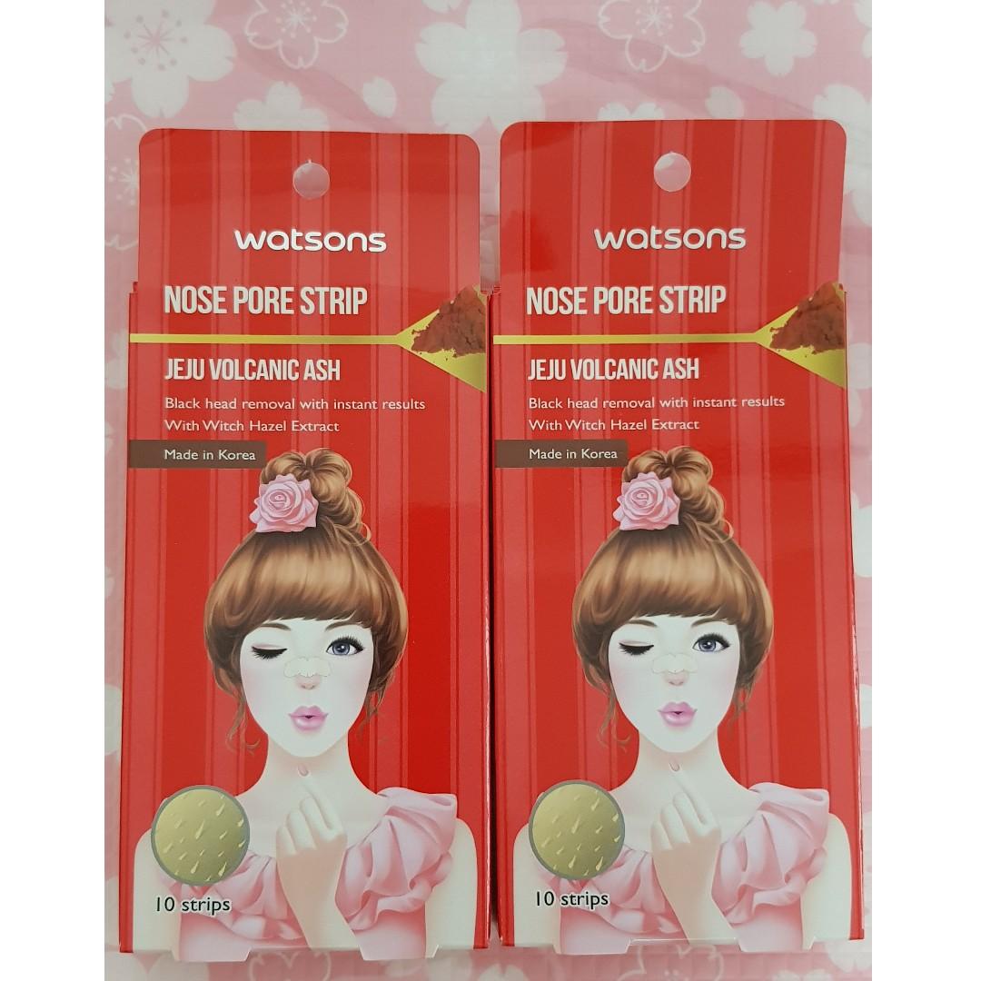 Watsons Nose Pore Strip Health Beauty Face Skin Care On Carousell