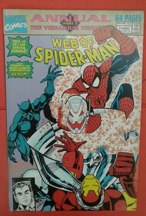 Web Of Spiderman #Annua7 ( Ultron Vs Iron Man ) - Marvel Comics, Hobbies &  Toys, Books & Magazines, Comics & Manga on Carousell