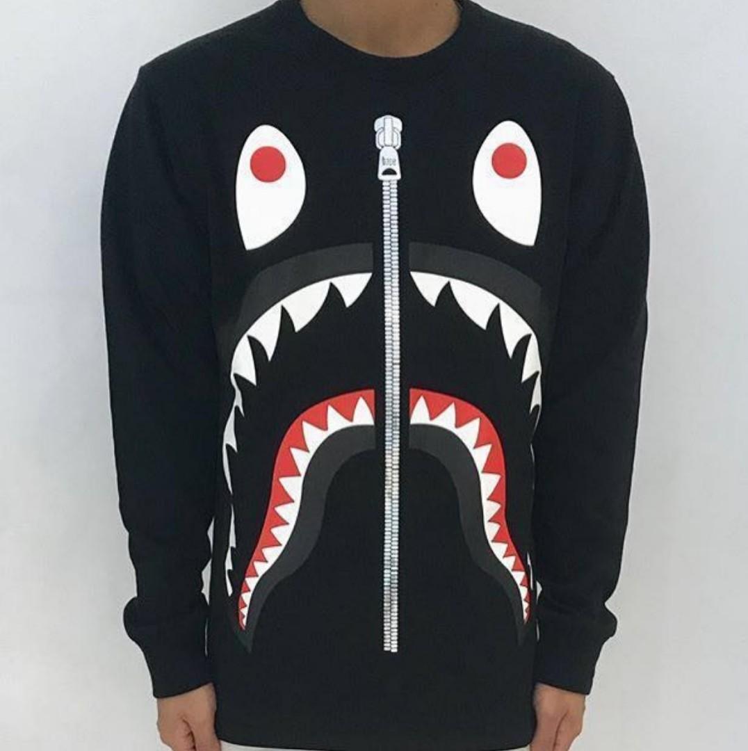 Bape Shark Long Sleeve 2025 | jesseowensmemorialpark.com