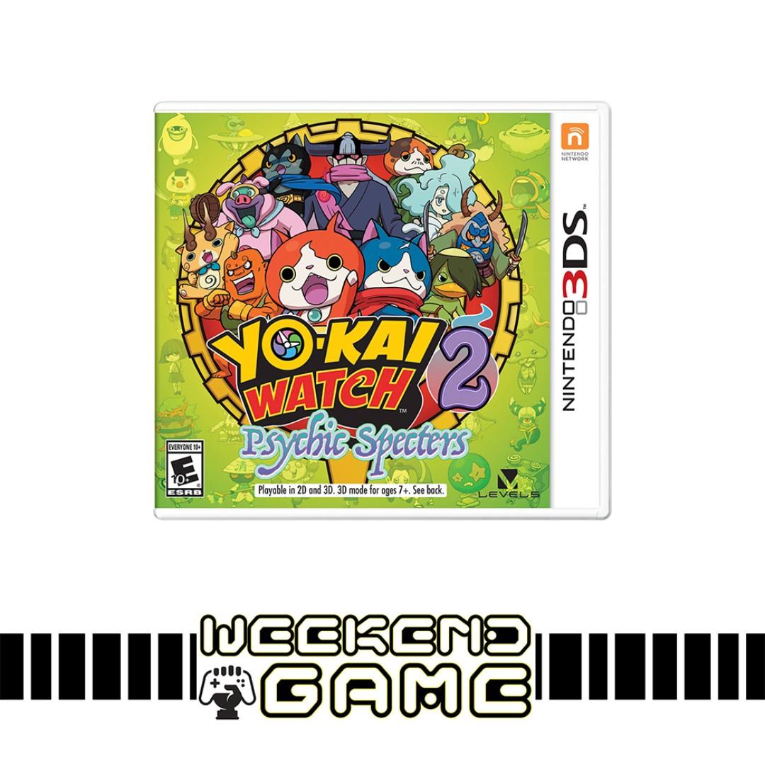 3ds Yo Kai Watch 2 Psychic Specters Toys Games Video Gaming