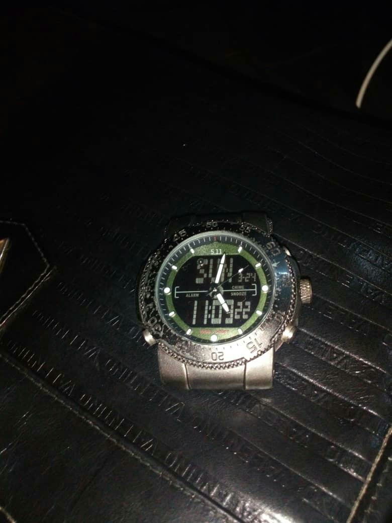 5 11 Tactical Hrt Titanium Swat Watch Urgent Sale Men S Fashion