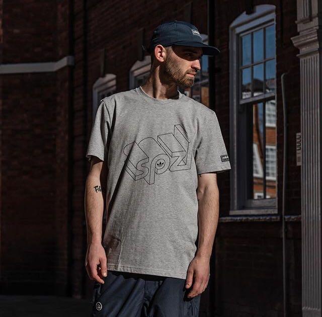 Adidas spezial hot sale wireframe tee