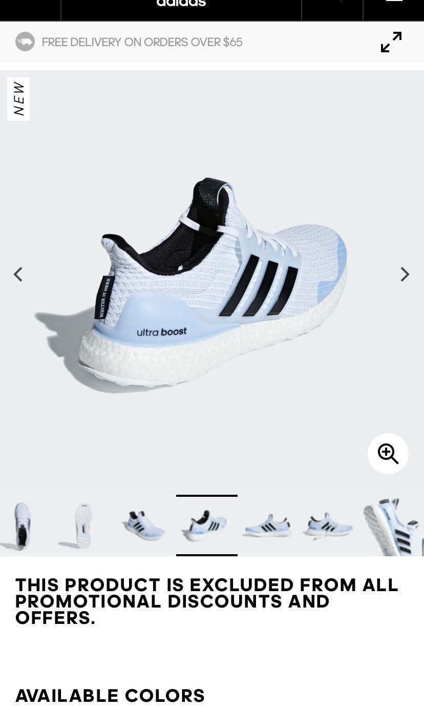 white walker adidas ultra boost