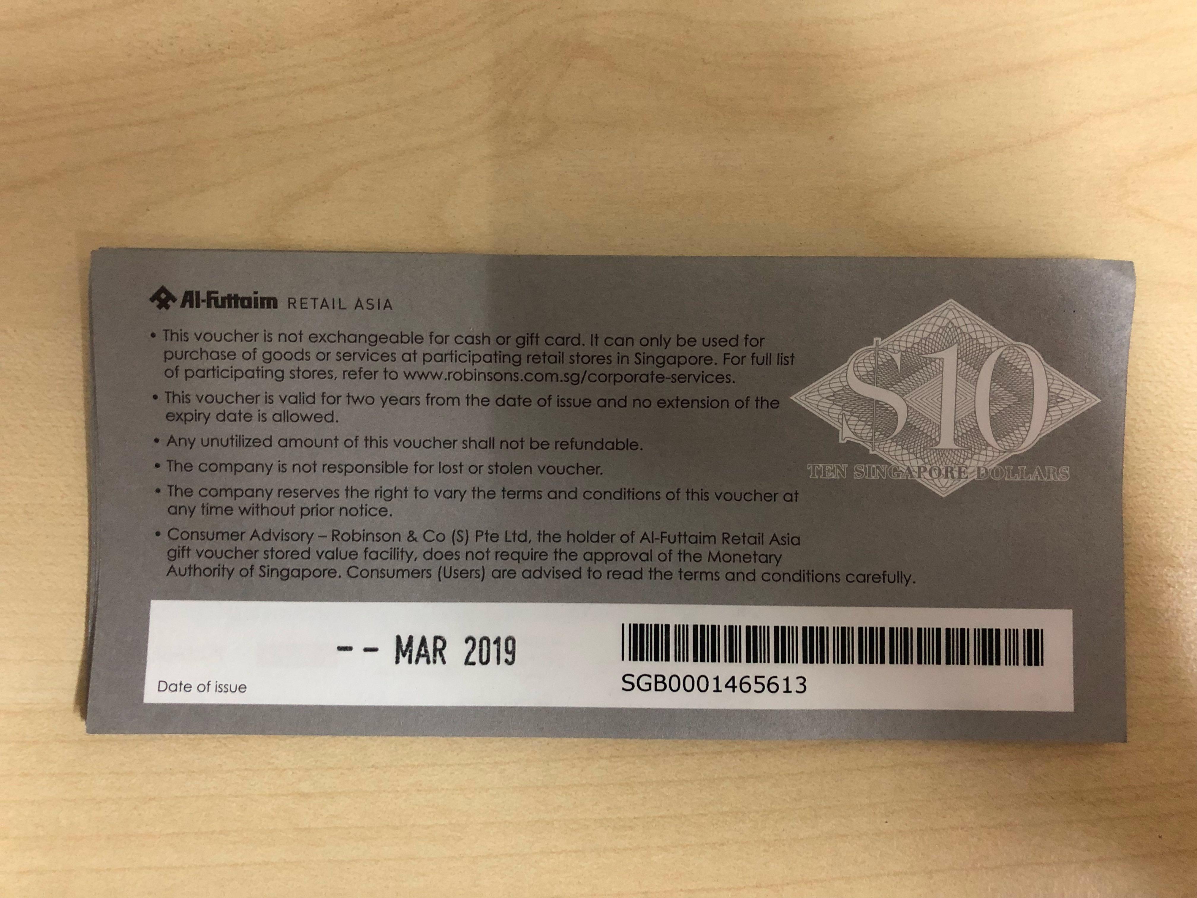 AlFuttaim gift voucher, Entertainment, Gift Cards & Vouchers on Carousell