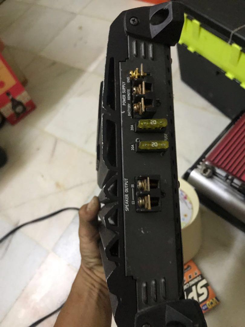 Alpine 9855 /alpine mono mrp m350 power amp , Auto Accessories on Carousell