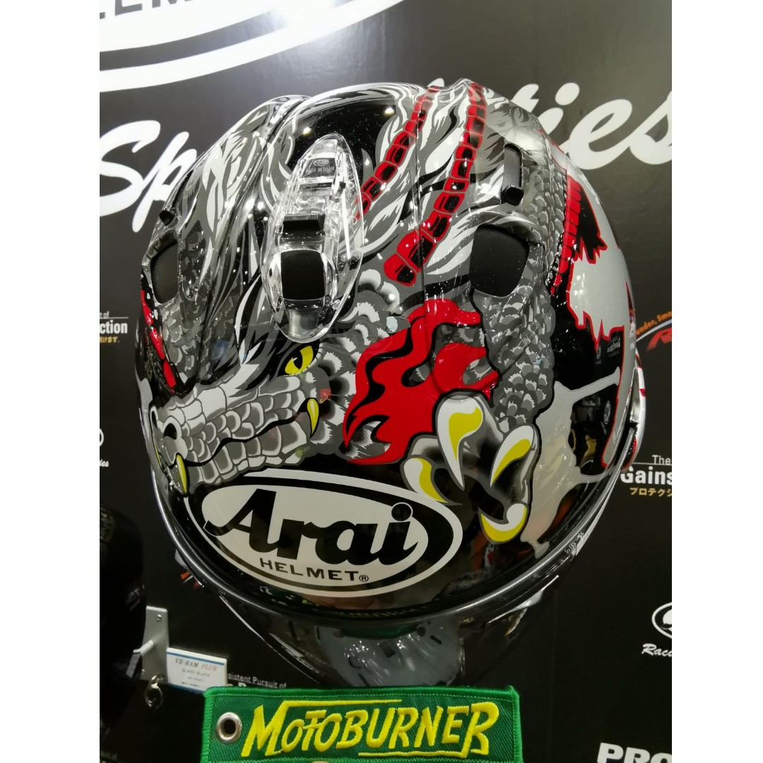 Arai Vz Ram Dragon Motorcycles Motorcycle Apparel On Carousell