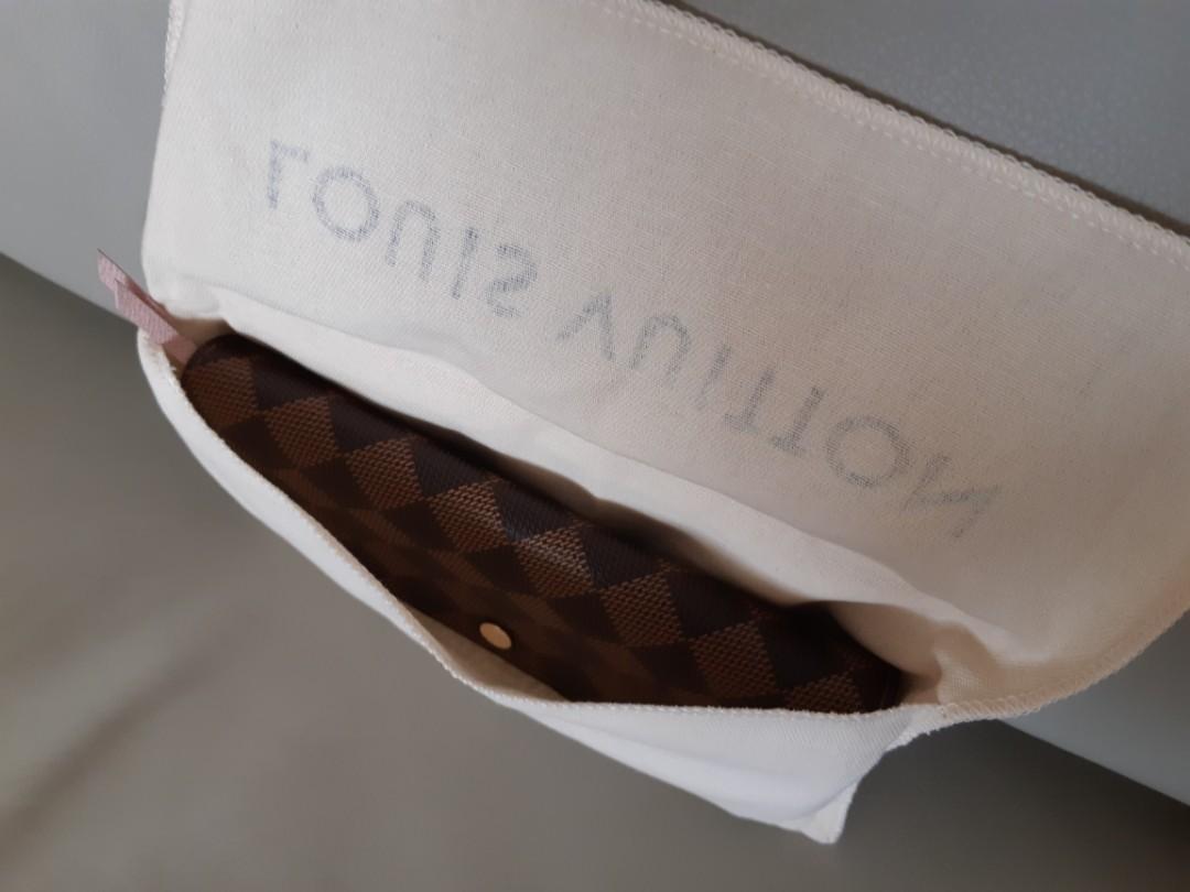 Authentic Beige LOUIS VUITTON shoe boots bag wallet purse dust bag cov –  Trendy Ground