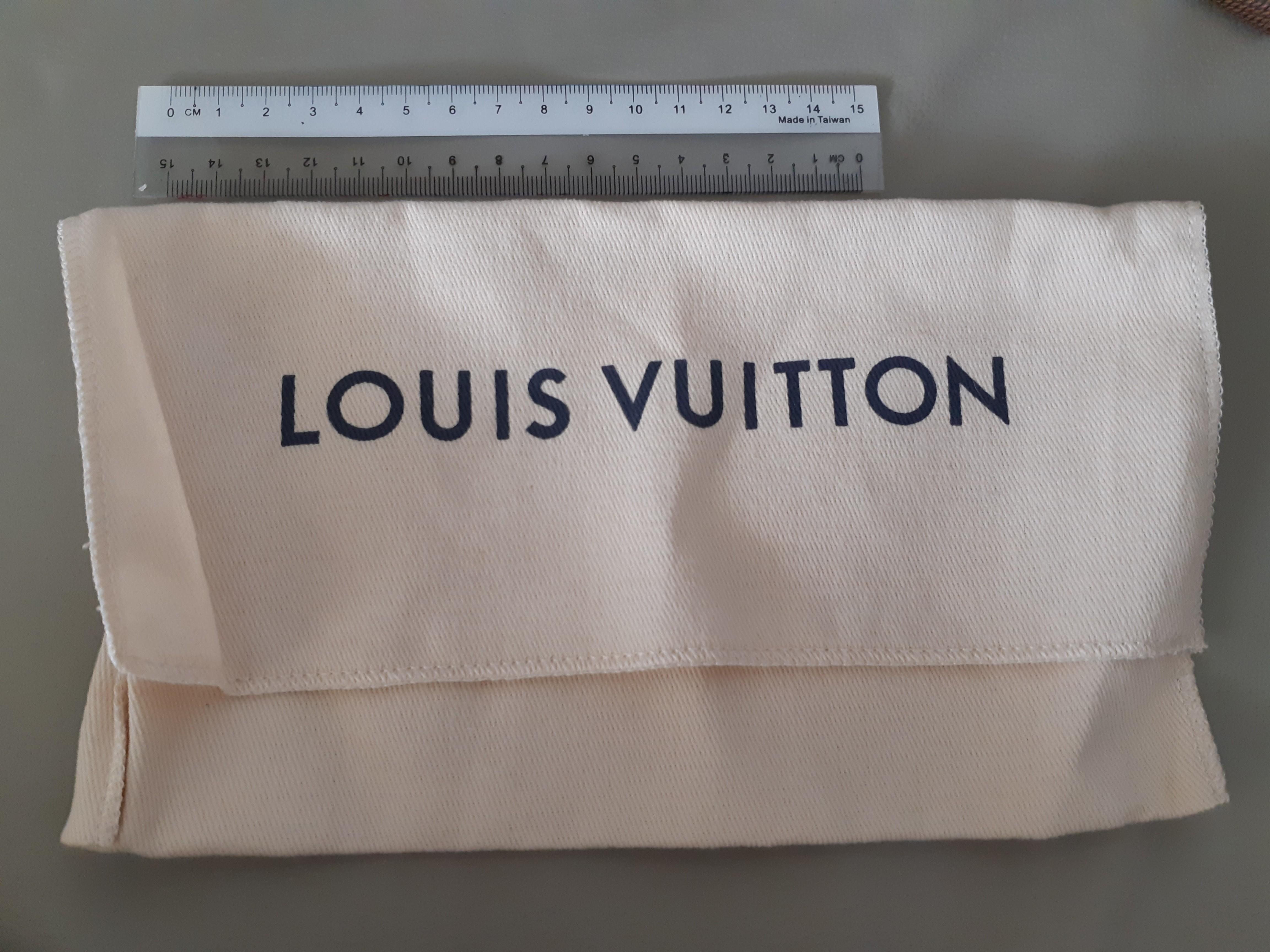 Louis Vuitton Malletiera Paris Tan Brown Dust Bag Cover 21” x 21” Square