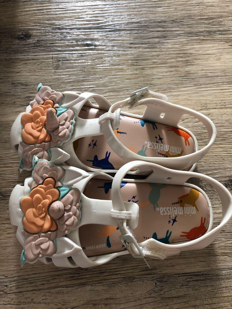 Mini melissa unicorn best sale sandals