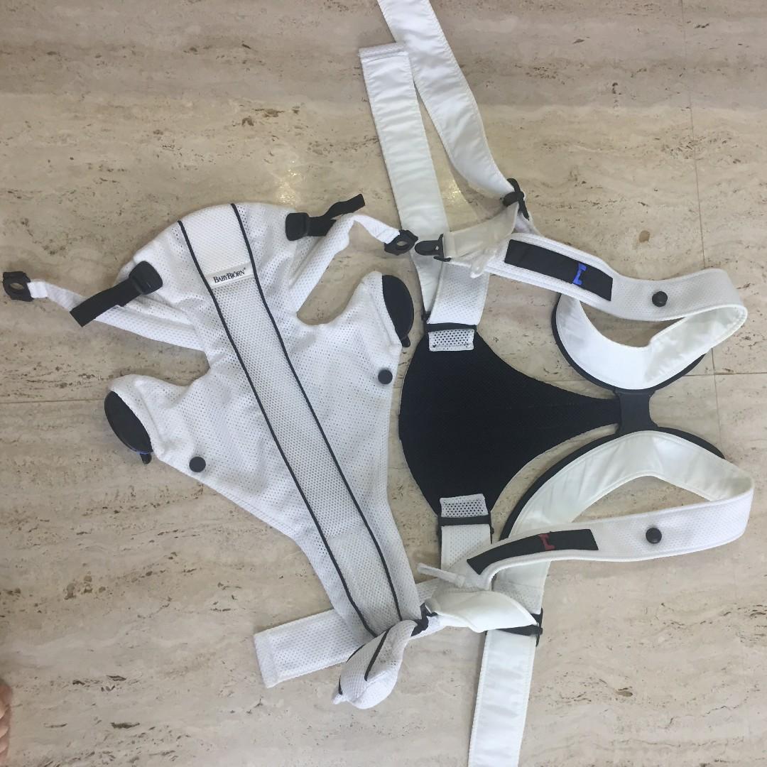 Babybjorn baby carrier active white mesh sale