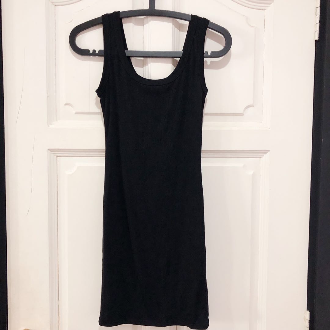 fashion nova black bodycon dress