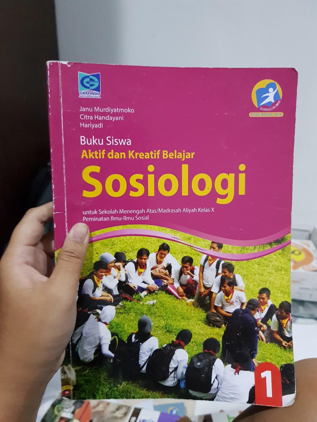 Buku Sosiologi Kelas 10 Kurikulum 2013 Revisi 2016 Pdf Cara Golden