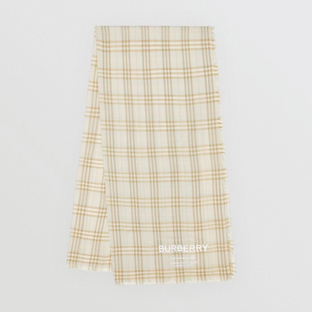 burberry scarf embroidered