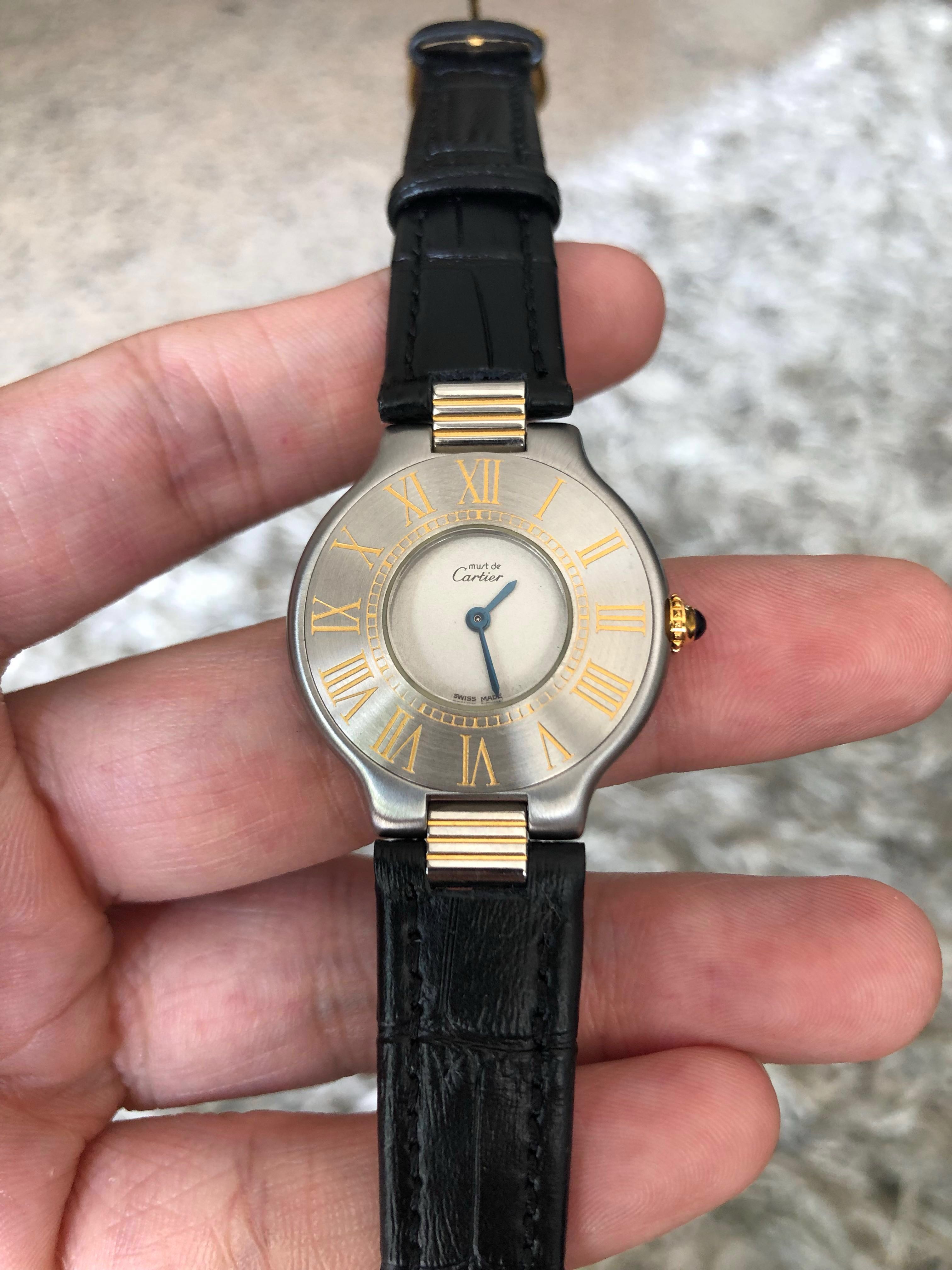Cartier Must De 21 Rare Vintage Classic Ladies Watch Women s