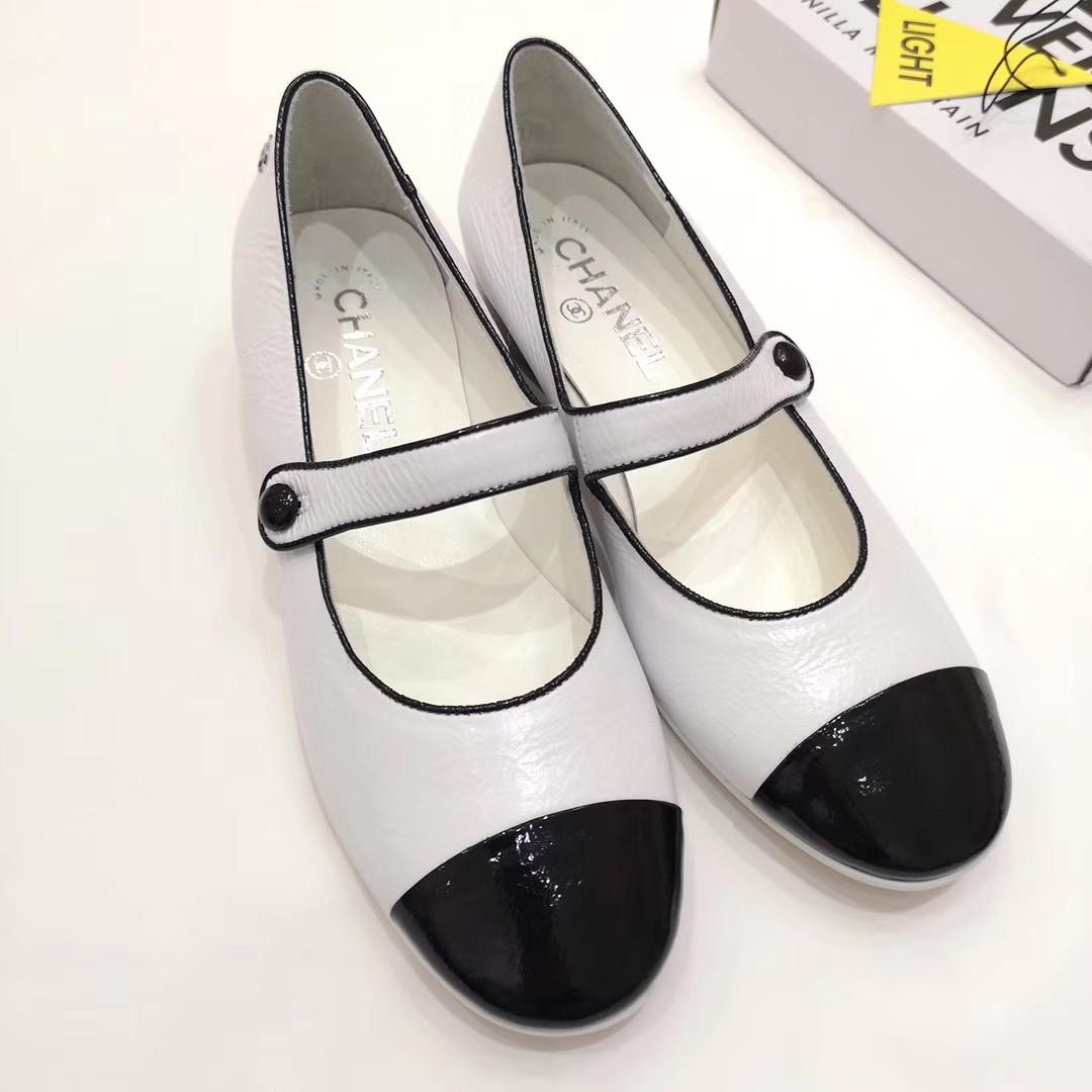 black and white mary janes