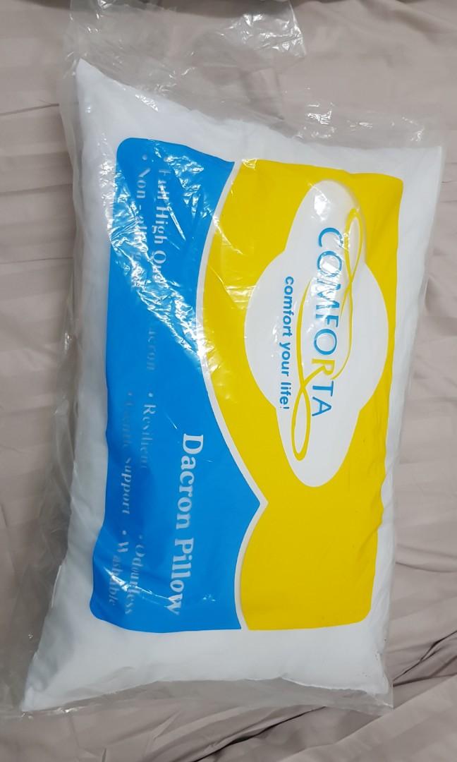 Comforta Dacron Pillow Bantal Gratis Sleep Eye Mask Perabotan Rumah Di Carousell