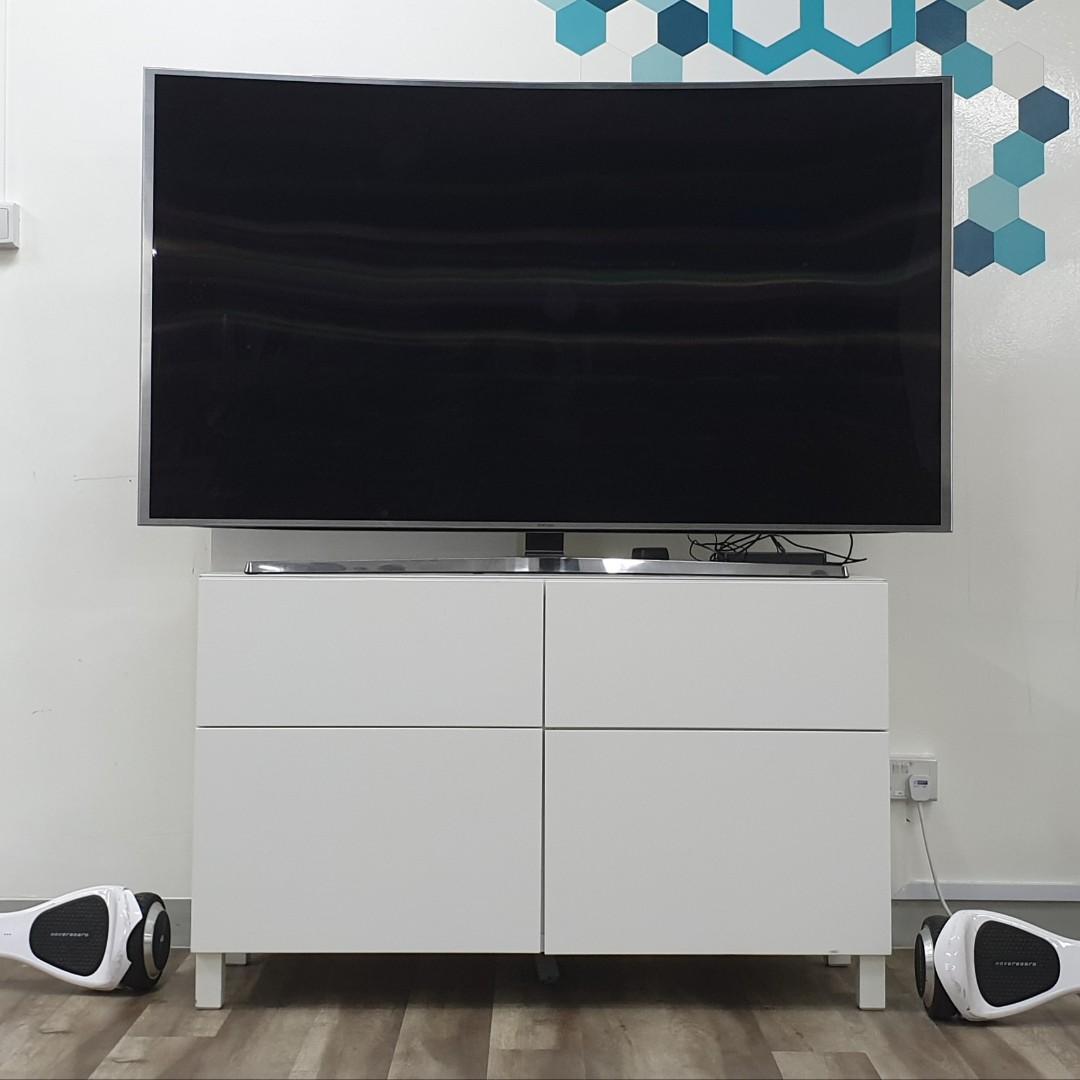65 Samsung Ua65js9000k Suhd 4k Curved Smart Tv Home Appliances Tvs Entertainment Systems On Carousell