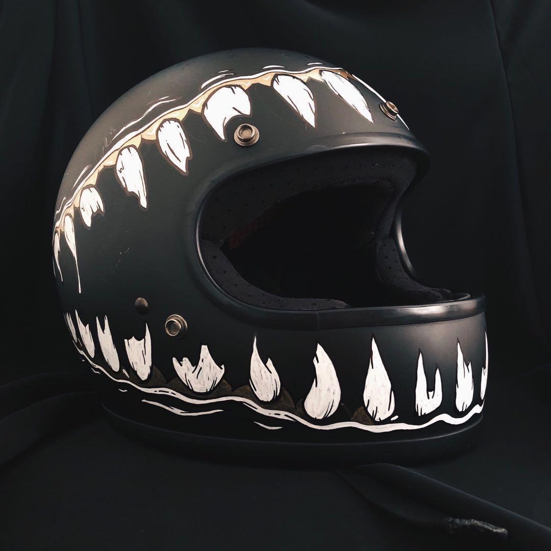 Customised Biltwell Gringo Helmet 