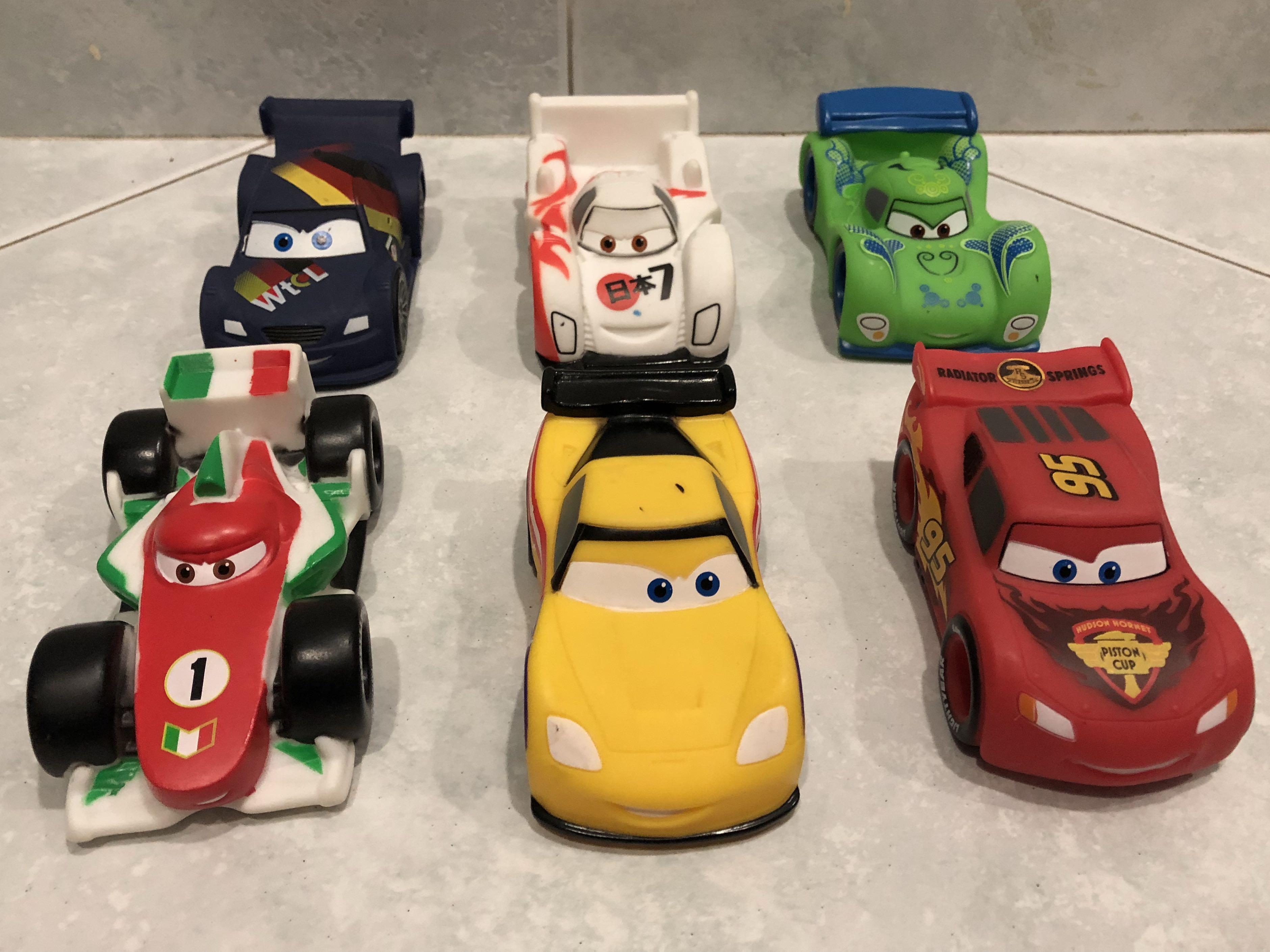 pixar cars bath toys