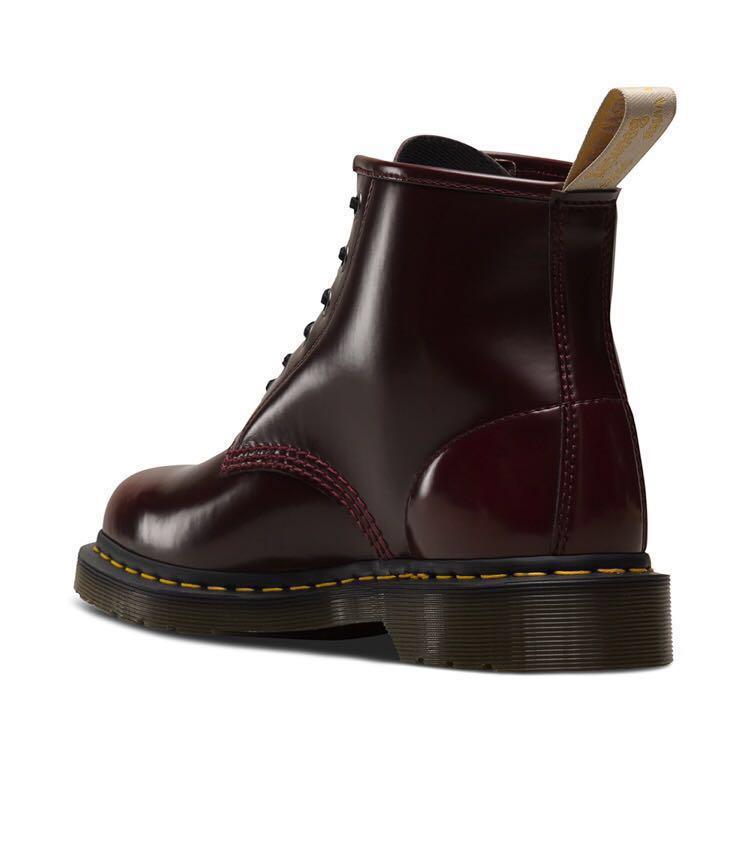 Dr. Martens 101 Vegan BNWT Cherry Red Cambridge Brush