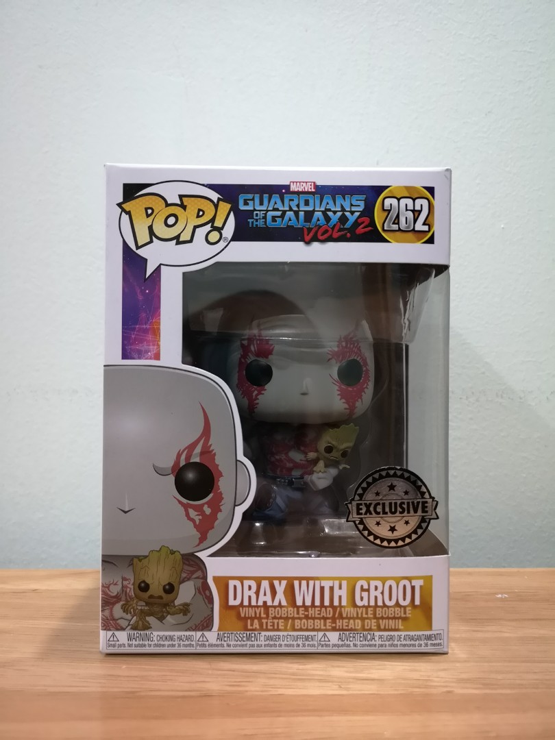 drax with groot pop