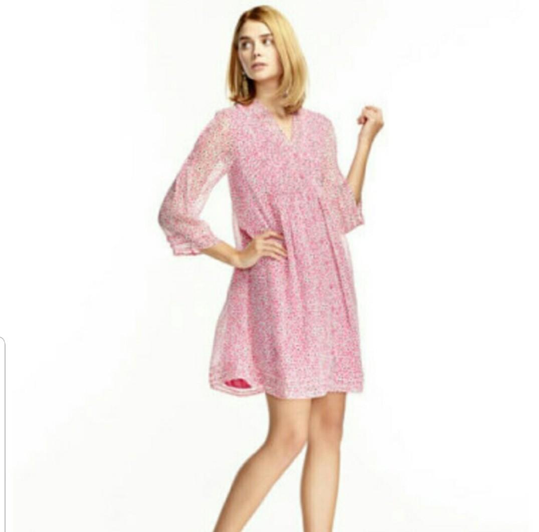 dvf layla chiffon tunic dress