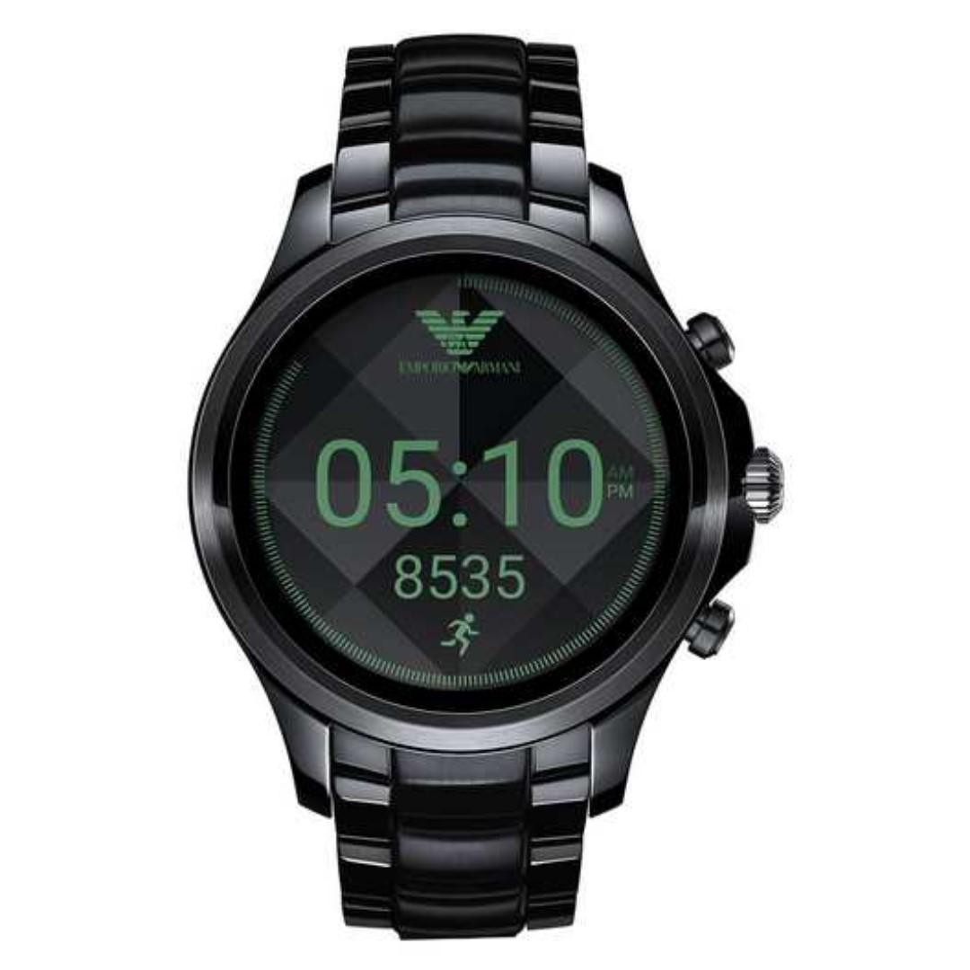 emporio armani android wear connected smartwatch