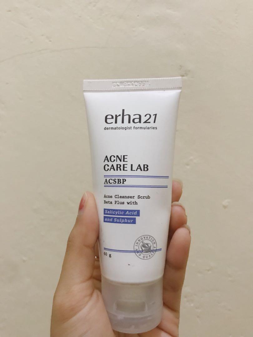 erha facial wash acne