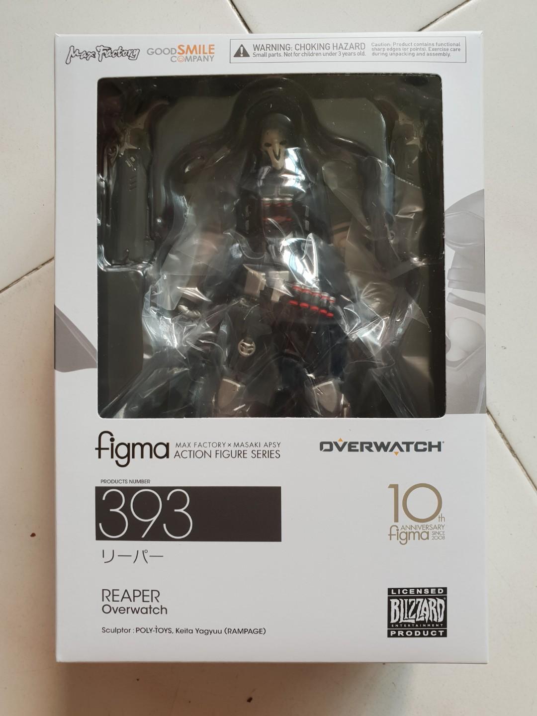 Free Delivery Max Factory Figma 393 Reaper Overwatch