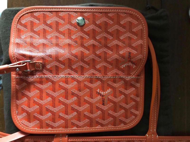 Goyard Orange Saint Louis PM Bag – The Closet