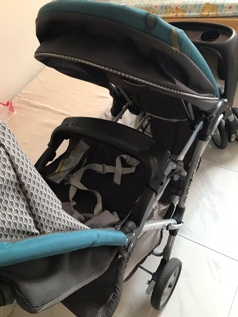 Graco Duo Glider Double Tandem Stroller, Babies & Kids, Going Out