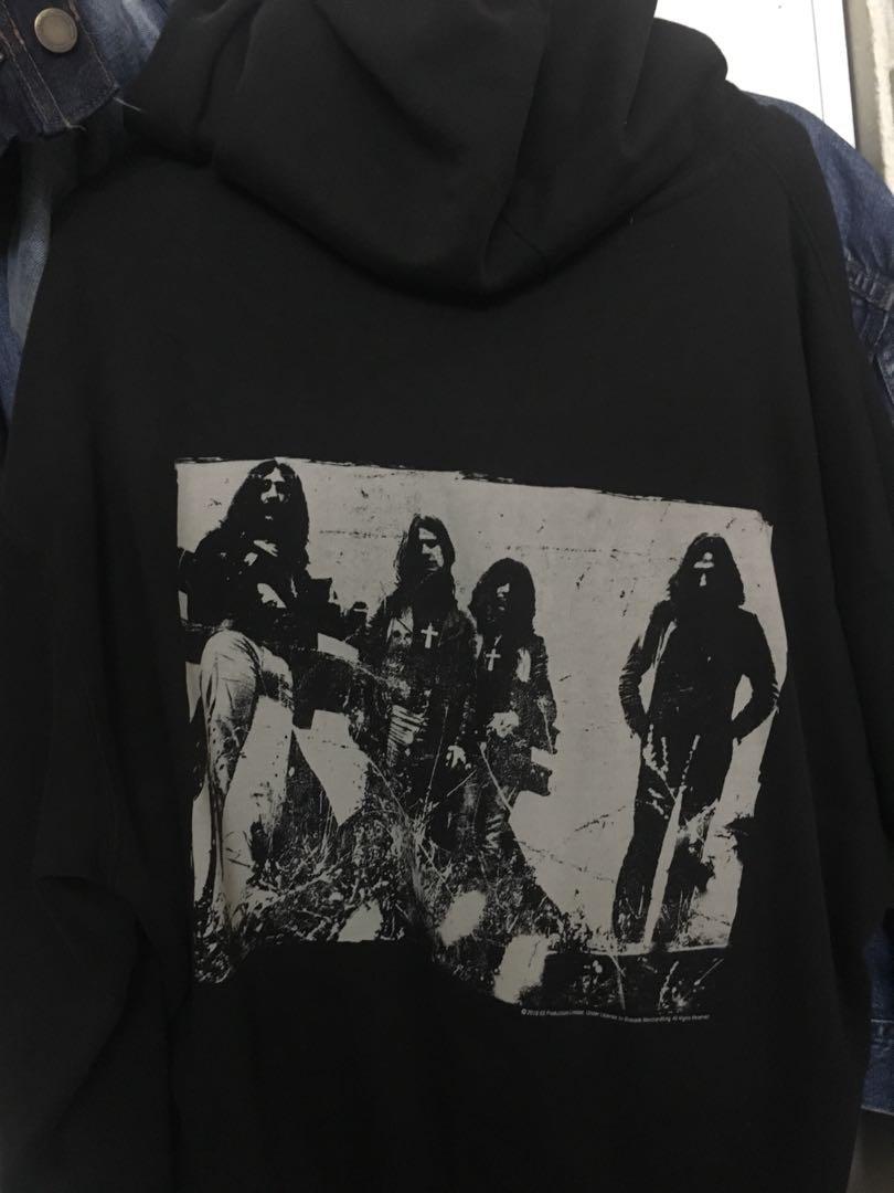 H M Hoodie Black Sabbath