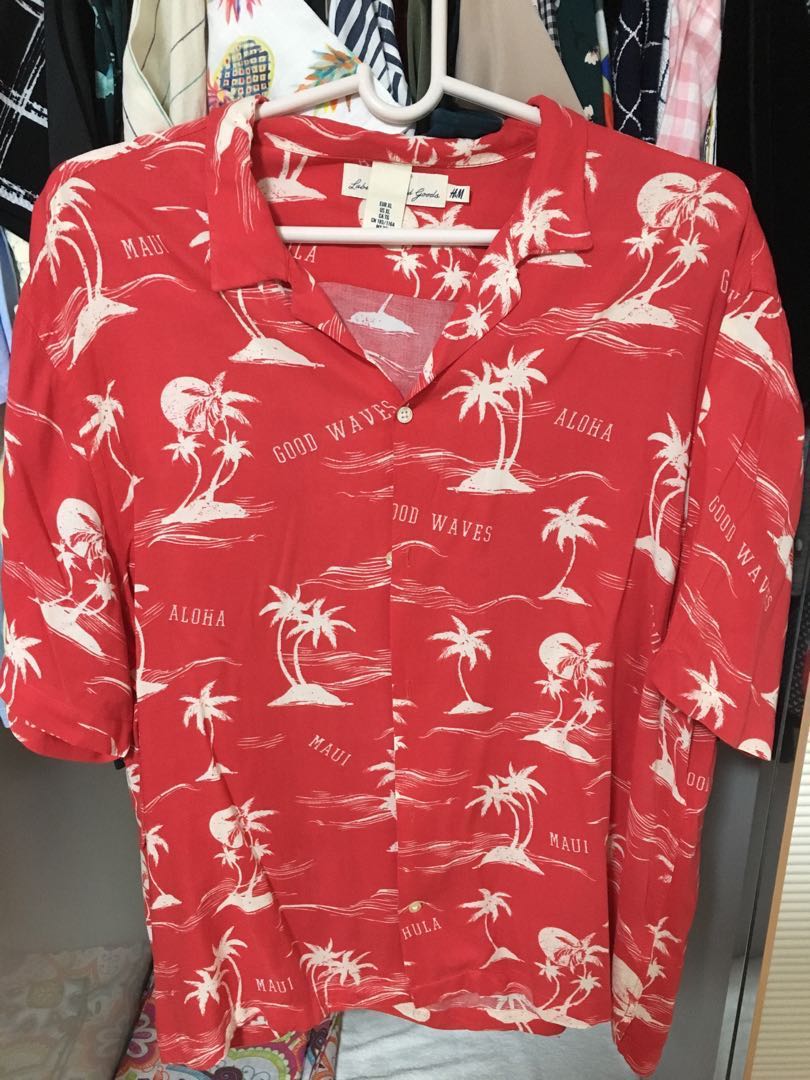 relaxed fit resort shirt