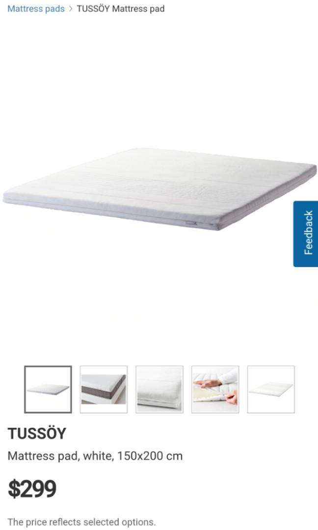 Ikea Mattress Topper Tussoy, Furniture & Home Living, Furniture, Bed