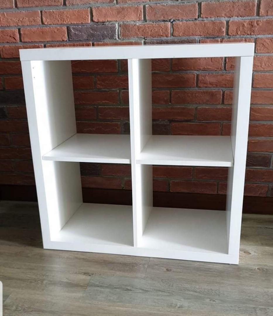 Ikea Square White Shelf Furniture Shelves Drawers On Carousell