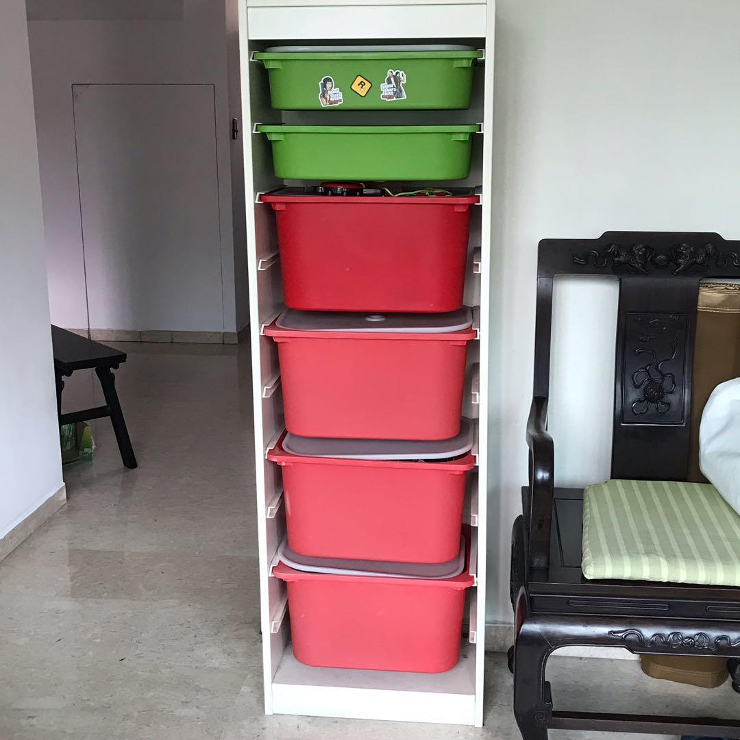 ikea toy bin shelf