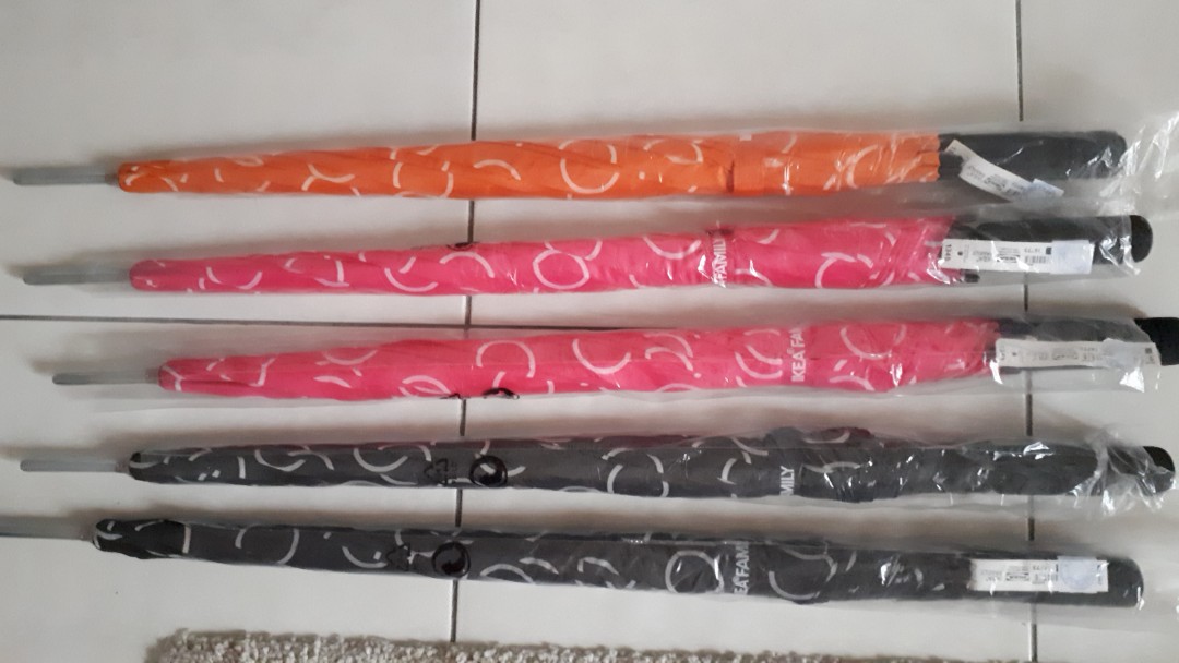 Ikea Umbrella Black Pink Home Furniture Others On Carousell