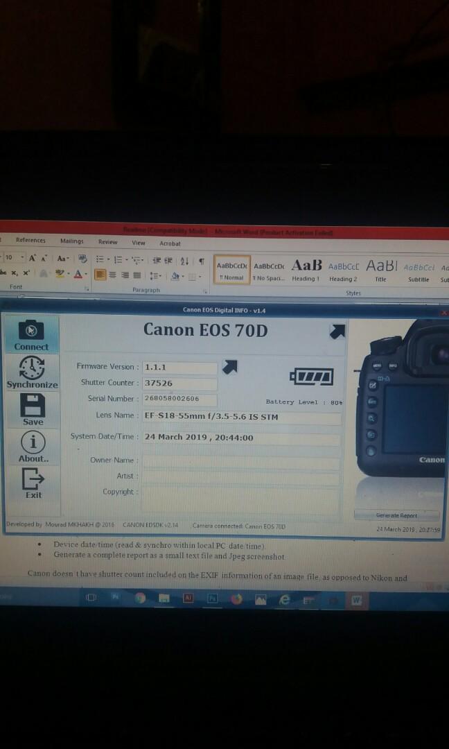 kamera dslr canon eos 70d lensa 18 55 is stm