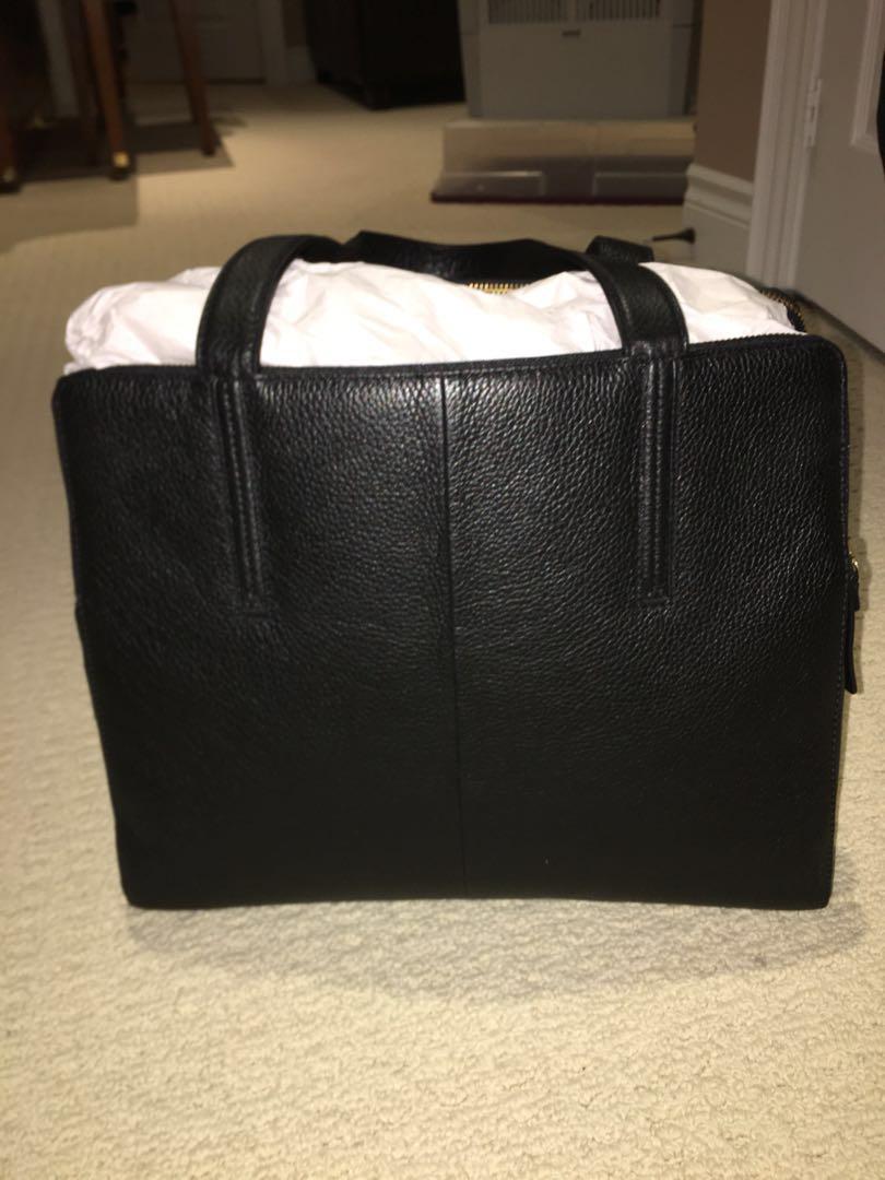 Kate spade black computer bag clearance