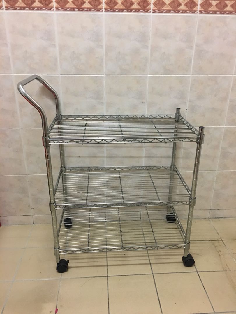 Kitchen Trolley, Furniture & Home Living, Home Decor, Carpets, Mats