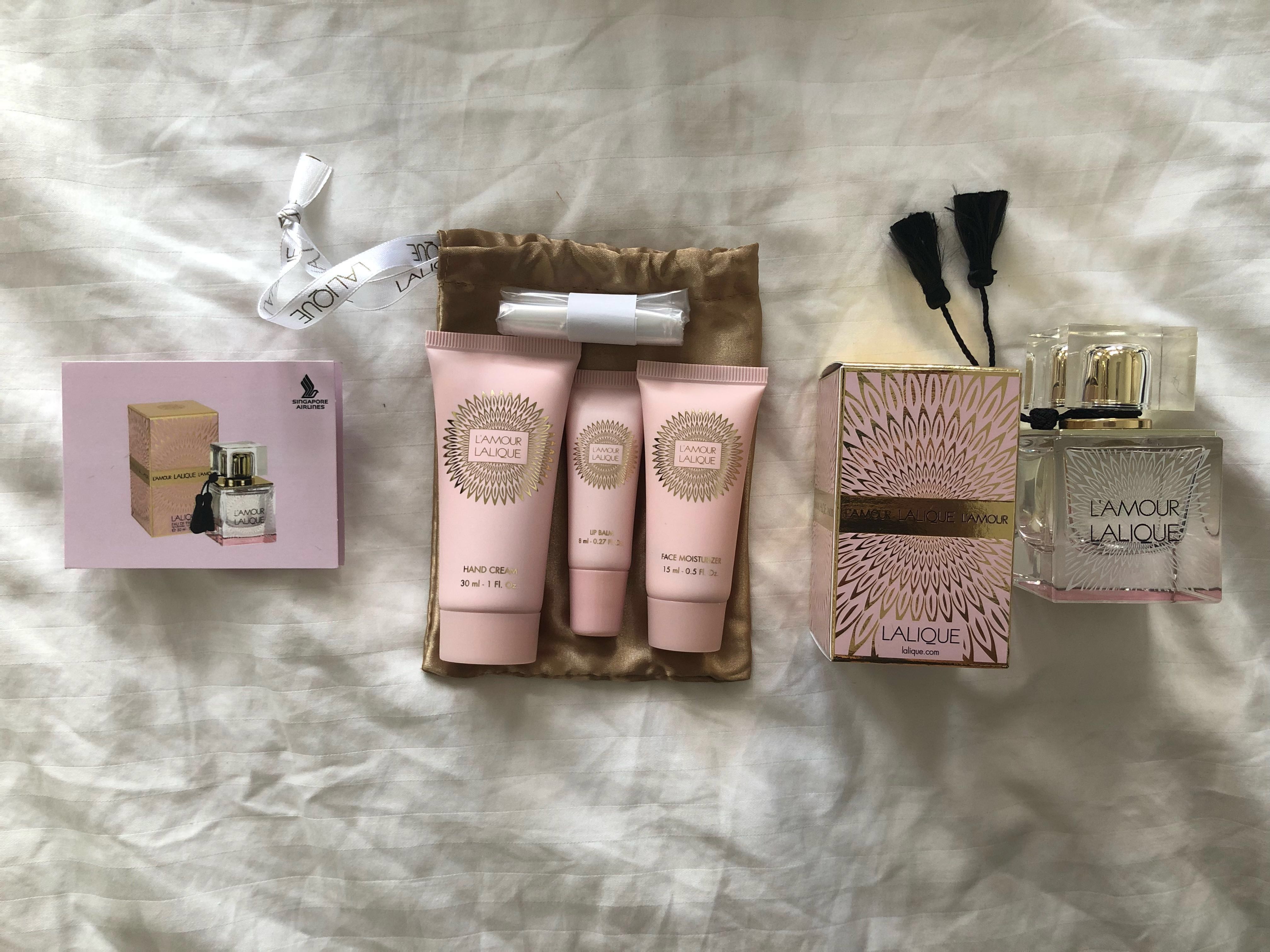 Lalique Luxury Travel Set (SG Airlines Special), Hobbies & Toys, Travel