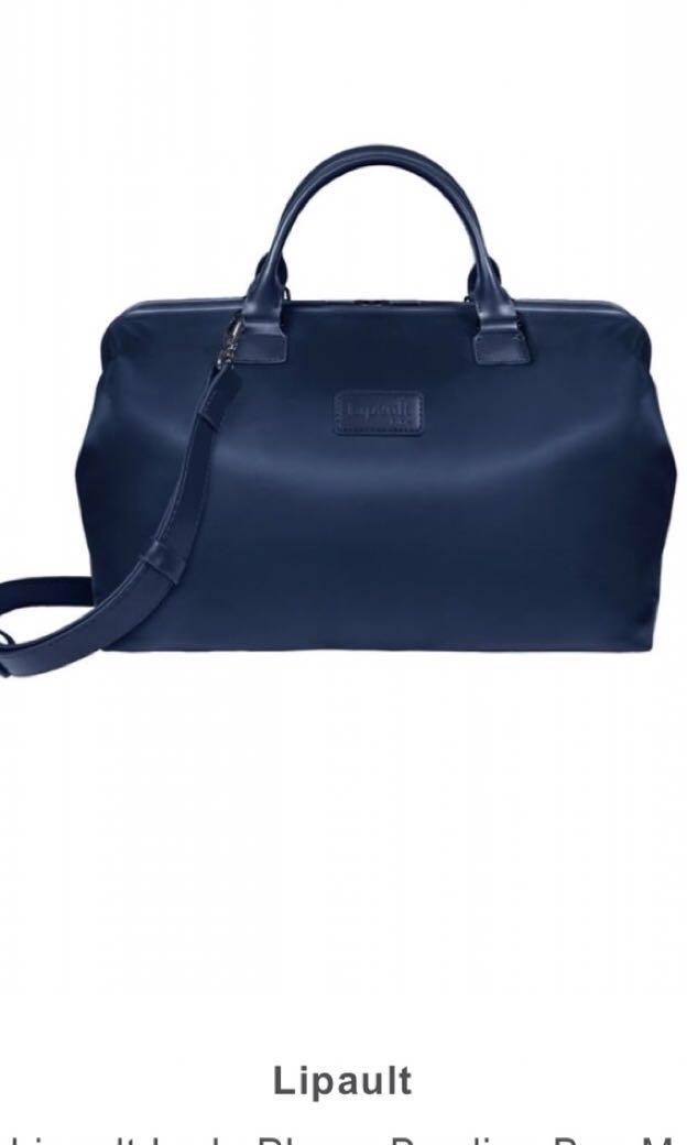 Lipault Lady Plume Bowling Bag (Navy Blue), Women's Fashion, Bags