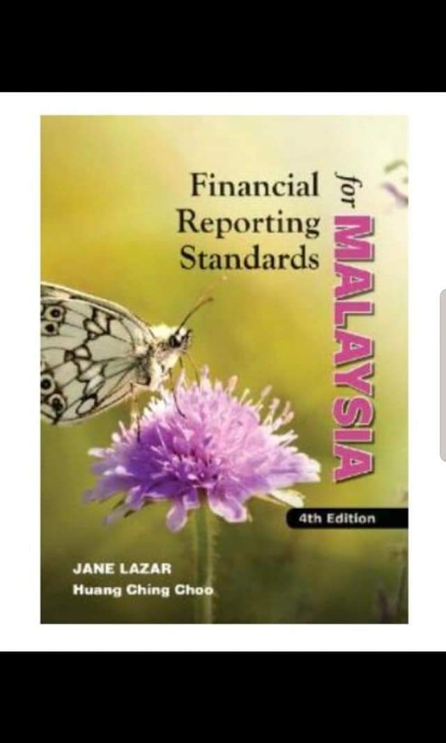 Malaysian Financial Reporting Standards 4th Edition By Jane Lazar Books Stationery Books On Carousell