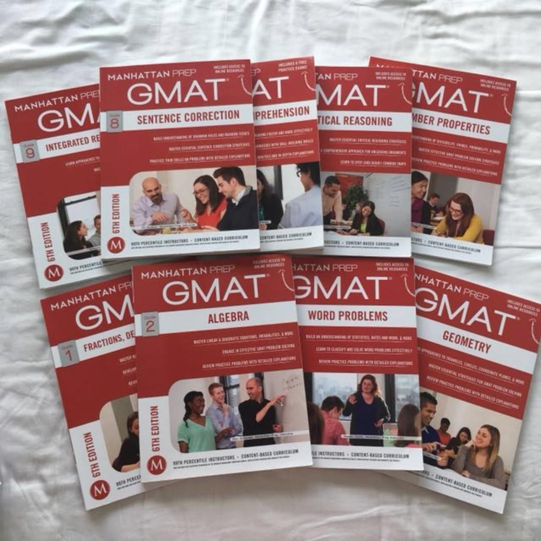 Manhattan Gmat 6th Edition Set Books Stationery Textbooks Professional Studies On Carousell