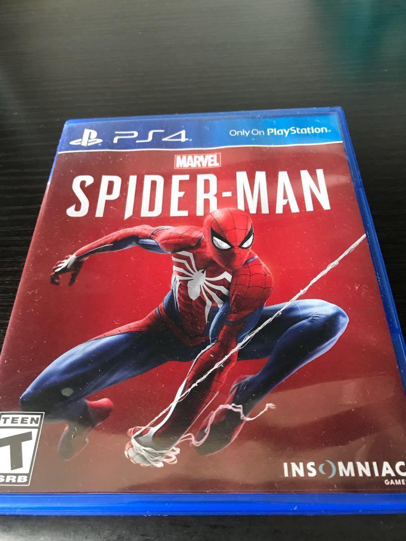Marvel Spider Man Ps4 Toys Games Video Gaming Video Games On Carousell