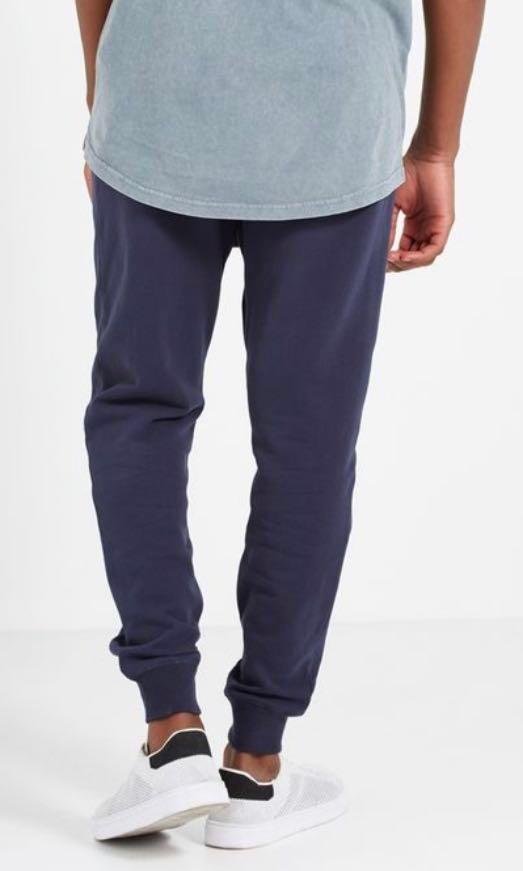 blue jogger sweatpants