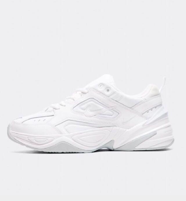nike tekno trainers white